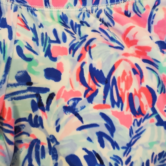 RARE Lilly Pulitzer Robyn Shorts Womens XSmall Cabana Cocktail Velour Lounge‎ XS - Picture 8 of 15